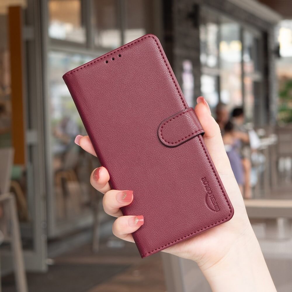 Xiaomi Redmi Note 14 4G - BINFEN Leder Etui Hülle mit RFID Blocker