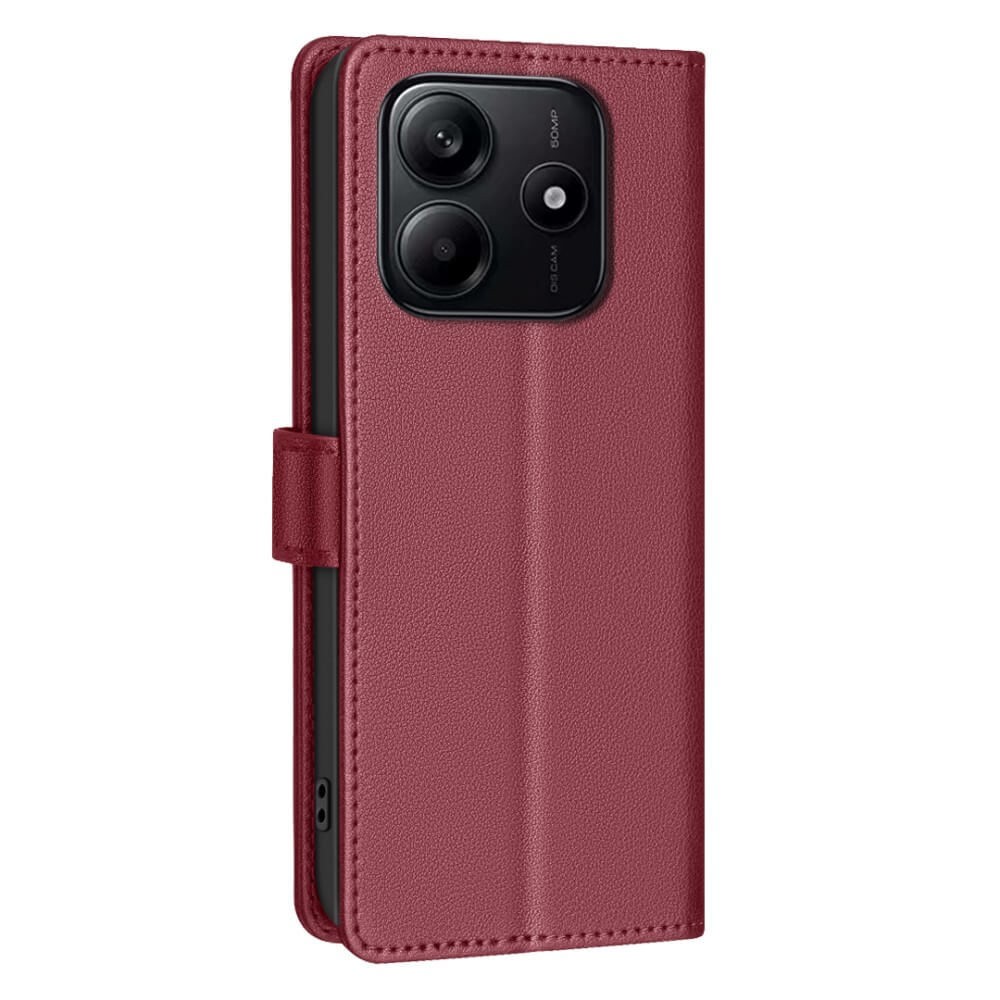 Xiaomi Redmi Note 14 4G - BINFEN Leder Etui Hülle mit RFID Blocker