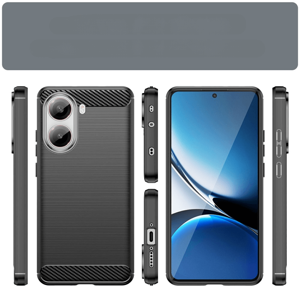 Xiaomi Poco X7 Pro - Cover in look metallo carbonio