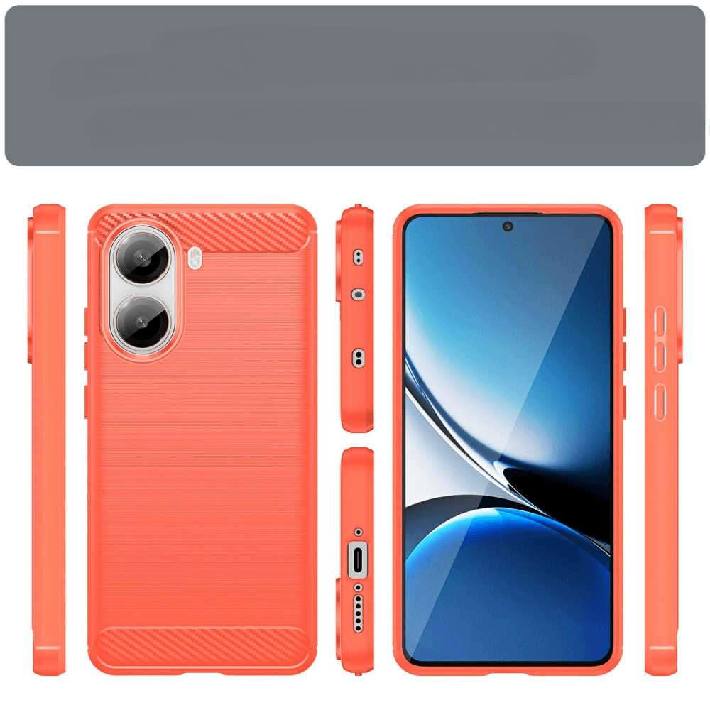 Xiaomi Poco X7 Pro - Cover in look metallo carbonio