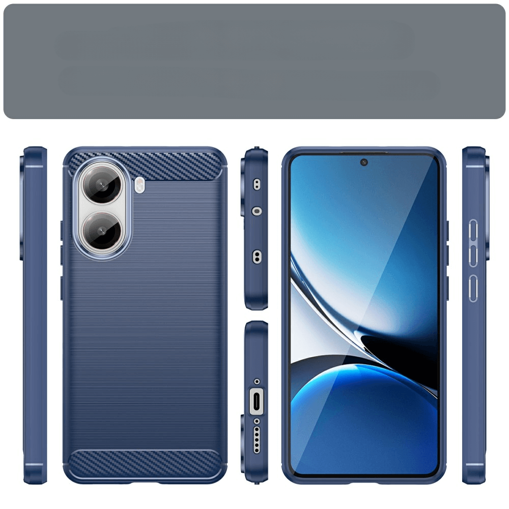 Xiaomi Poco X7 Pro - Cover in look metallo carbonio