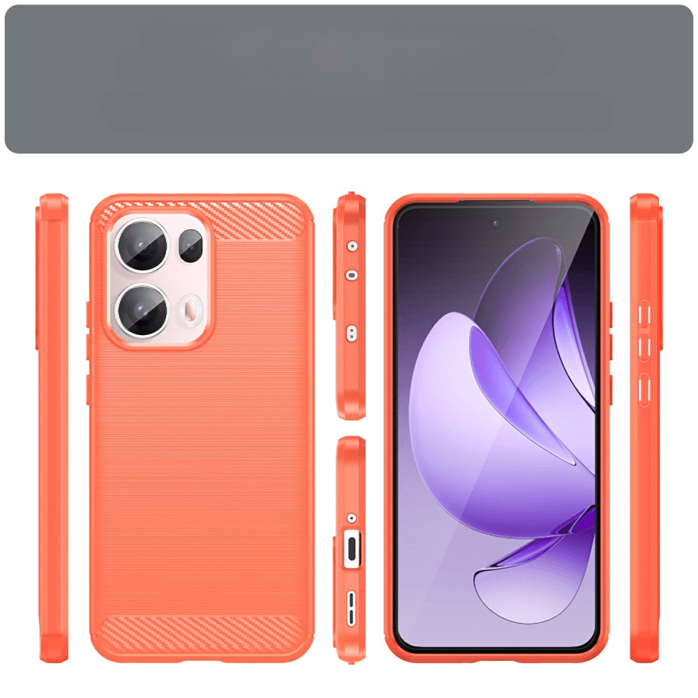 OPPO Reno13 Pro 5G - Metall Carbon Look Hülle