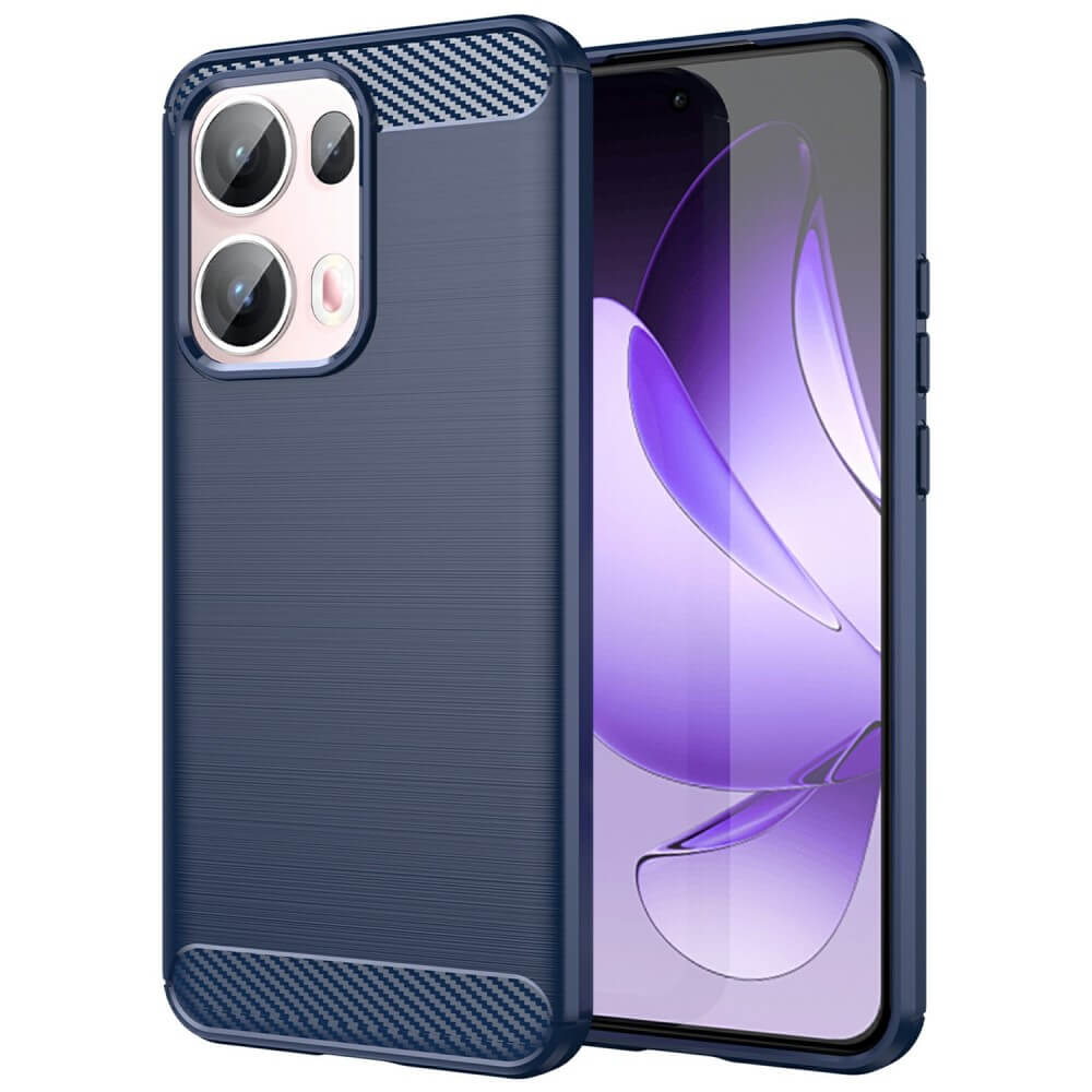 OPPO Reno13 Pro 5G - Metall Carbon Look Hülle