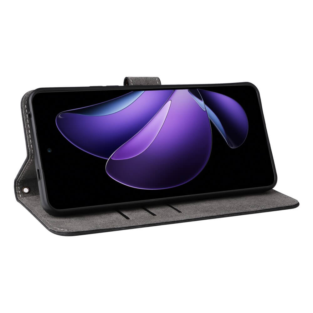 OPPO Reno13 F - Ledertasche mit RFID Blocker