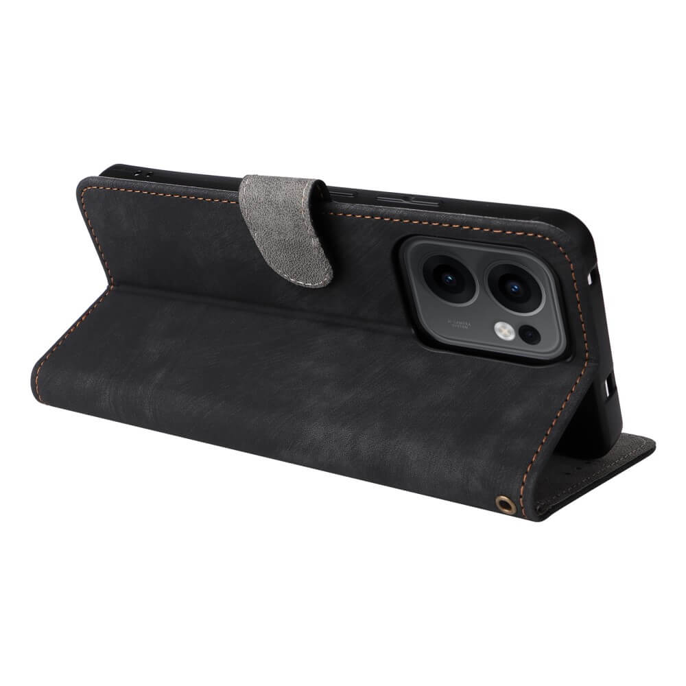 OPPO Reno13 F - Ledertasche mit RFID Blocker