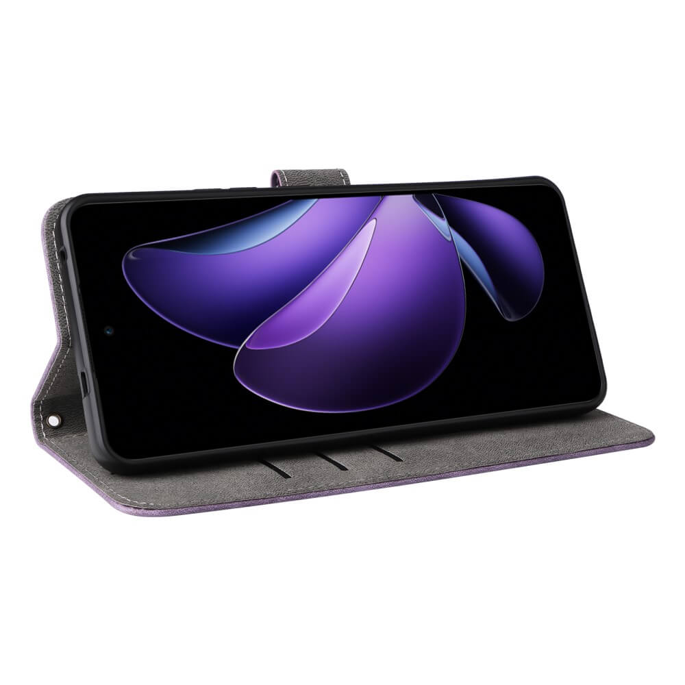 OPPO Reno13 F - Ledertasche mit RFID Blocker