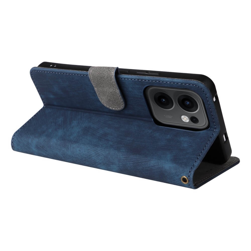 OPPO Reno13 F - Ledertasche mit RFID Blocker