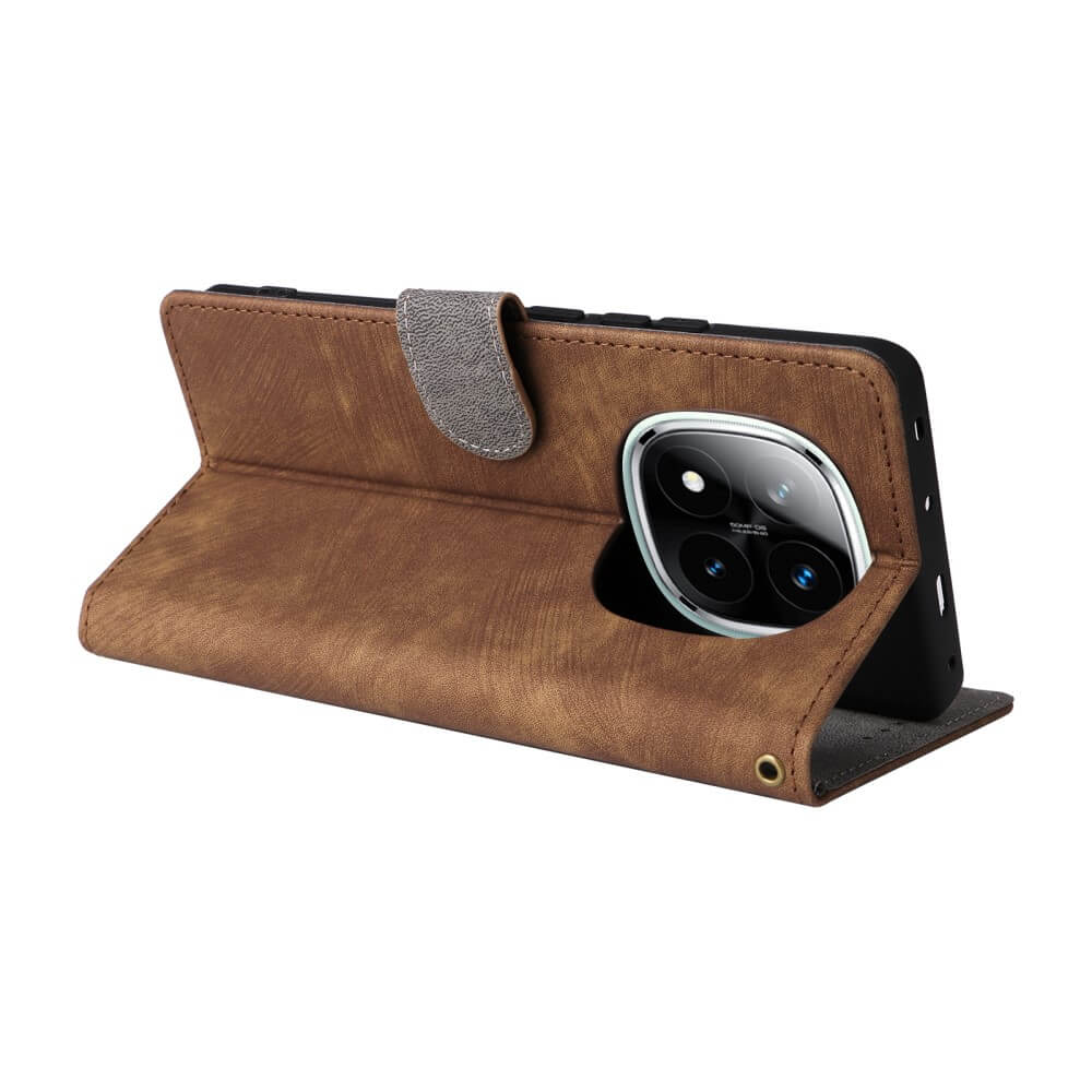 Xiaomi Redmi Note 14 Pro 4G - Ledertasche mit RFID Blocker