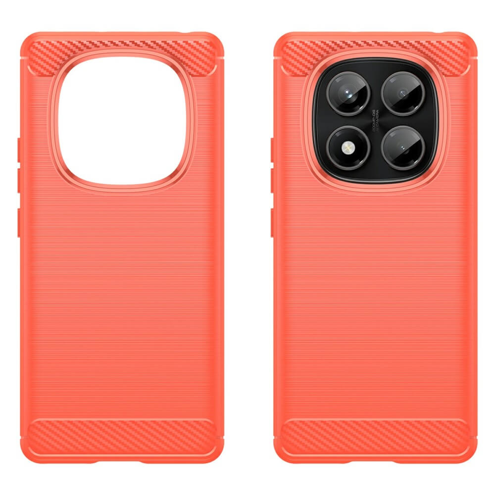 Xiaomi Redmi Note 14 Pro 4G - Metall Carbon Look Hülle