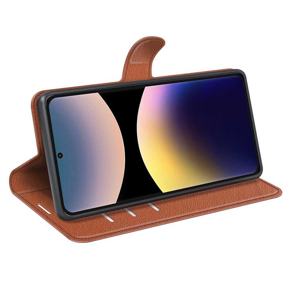 Xiaomi Redmi Note 14 Pro 4G - Leder Etui Hülle