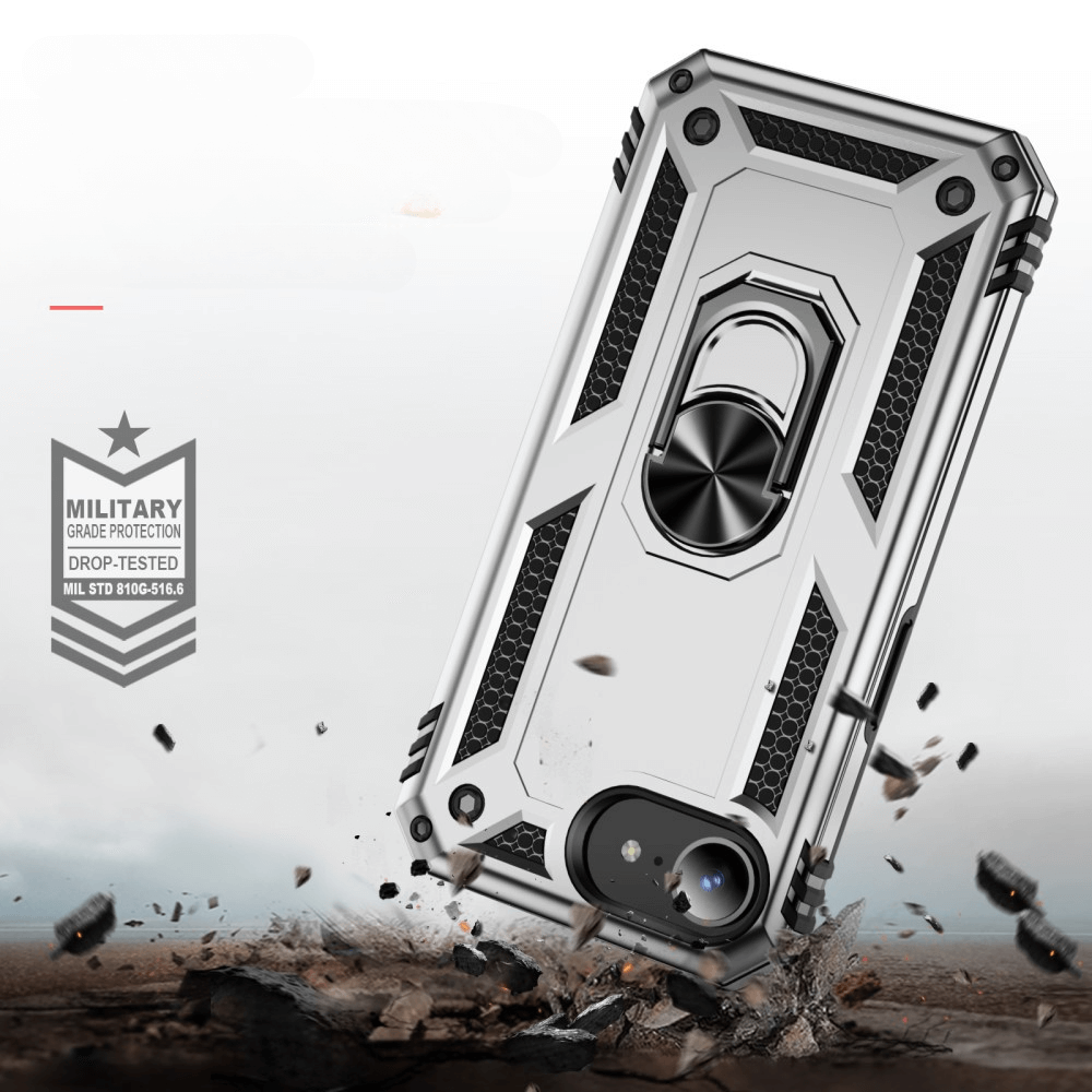 iPhone 16e - Robusta back cover con kickstand