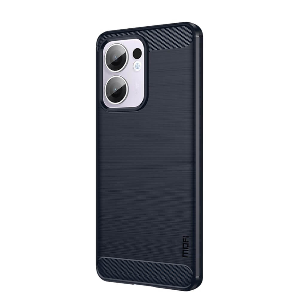OPPO Reno13 F  - Cover in look metallo carbonio