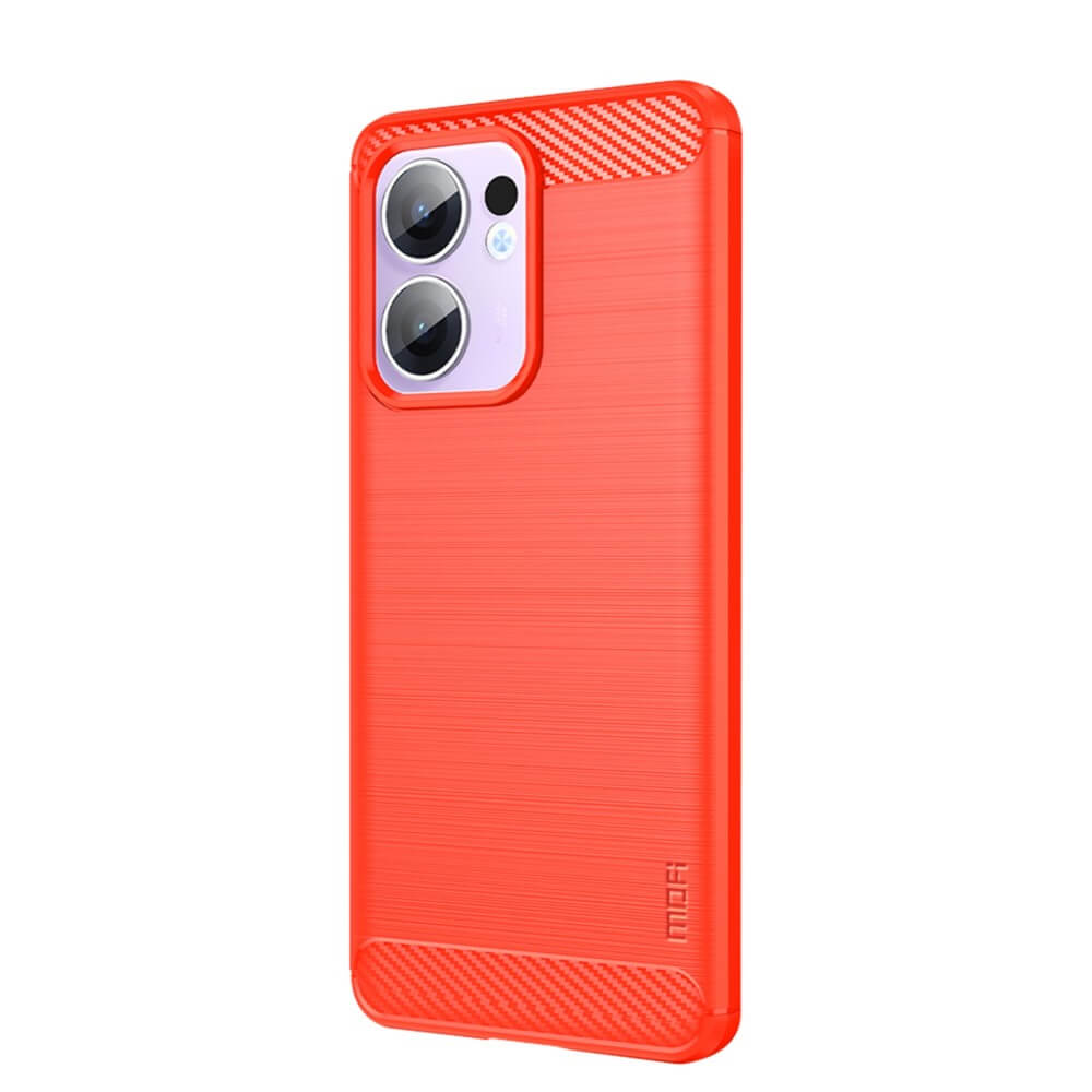 OPPO Reno13 F  - Cover in look metallo carbonio