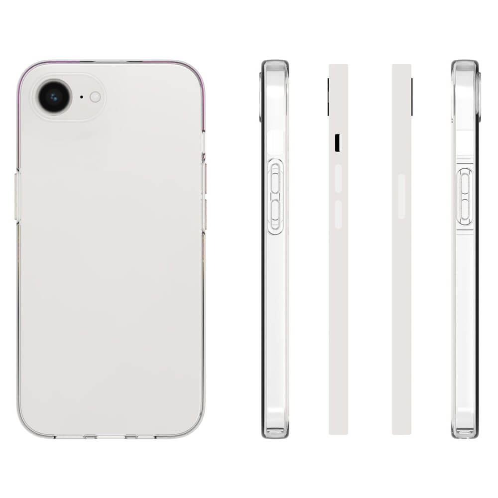 iPhone 17e / 16e - Custodia in gomma trasparente