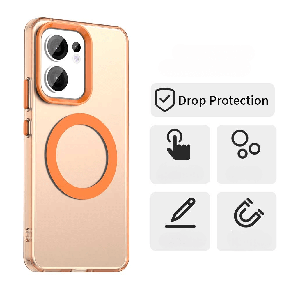 OPPO Reno13 F - Schützende Acryl-Handyhülle mit Magnet