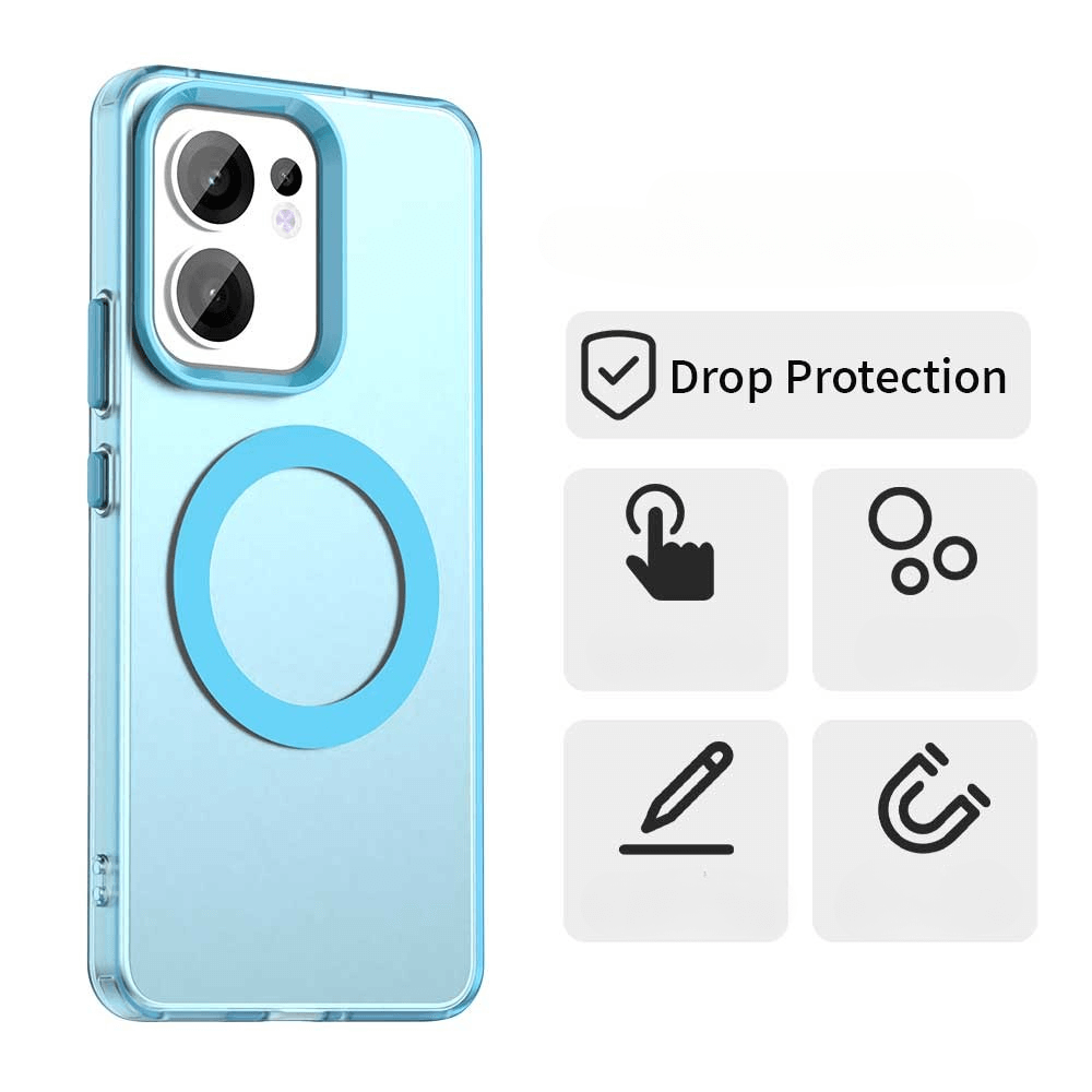 OPPO Reno13 F - Schützende Acryl-Handyhülle mit Magnet