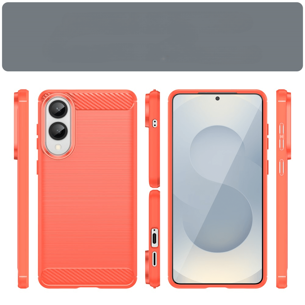 Galaxy S25 Edge - Metal Carbon Look Case