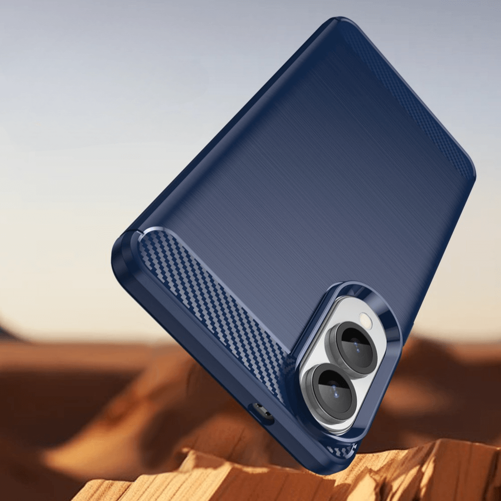 Galaxy S25 Edge - Metal Carbon Look Case