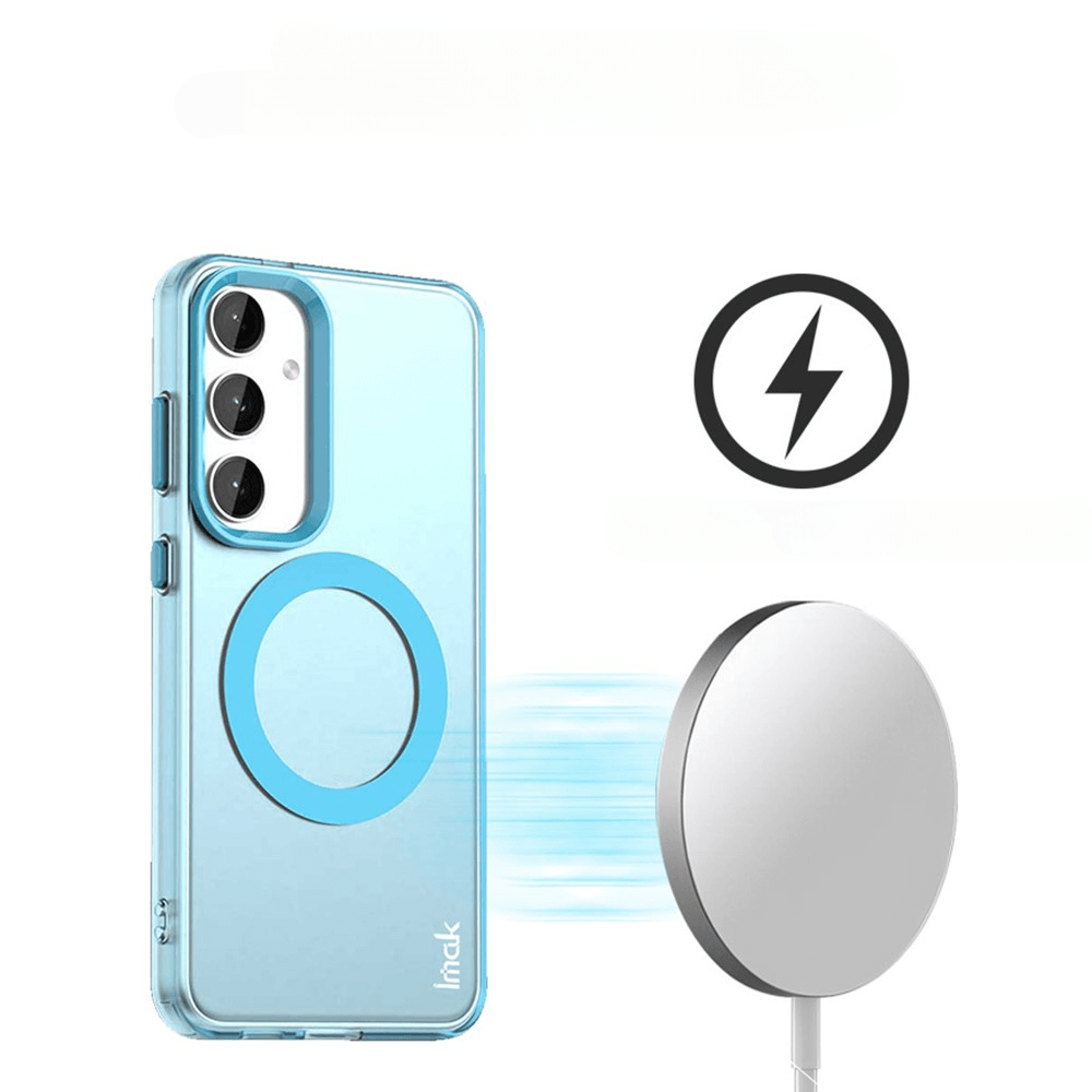 Galaxy S25 - IMAK Schützende Acryl-Handyhülle mit Magnet