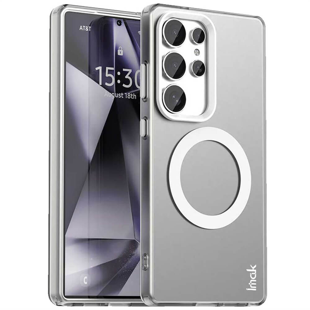 Galaxy S25 Ultra - IMAK Schützende Acryl-Handyhülle mit Magnet
