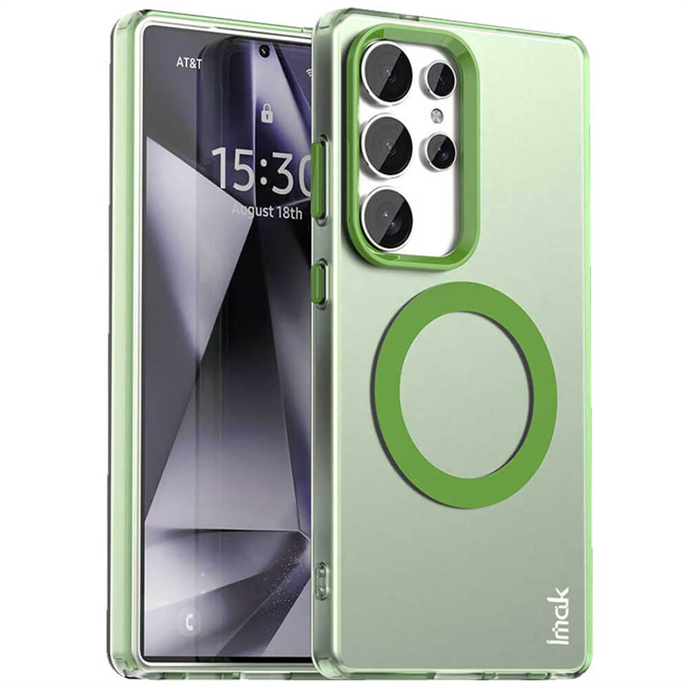 Galaxy S25 Ultra - IMAK Schützende Acryl-Handyhülle mit Magnet