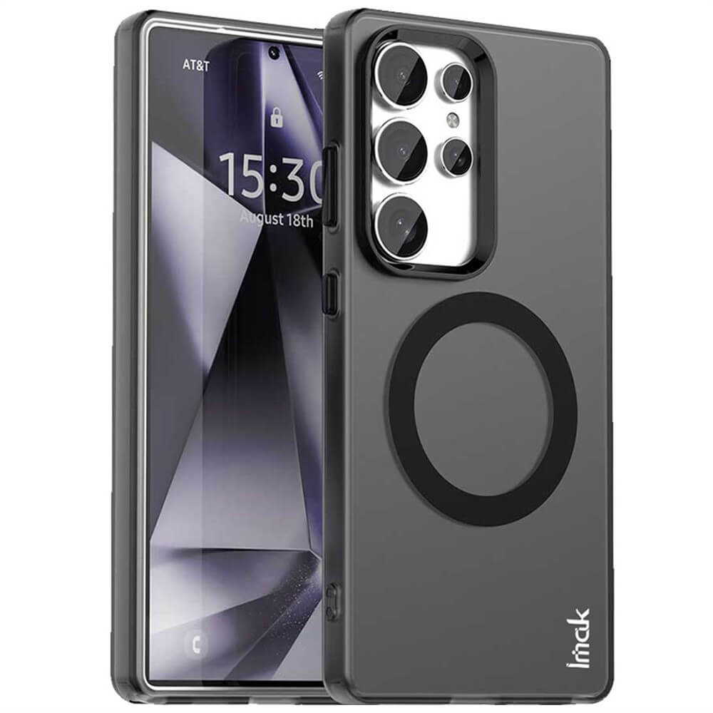 Galaxy S25 Ultra - IMAK Schützende Acryl-Handyhülle mit Magnet