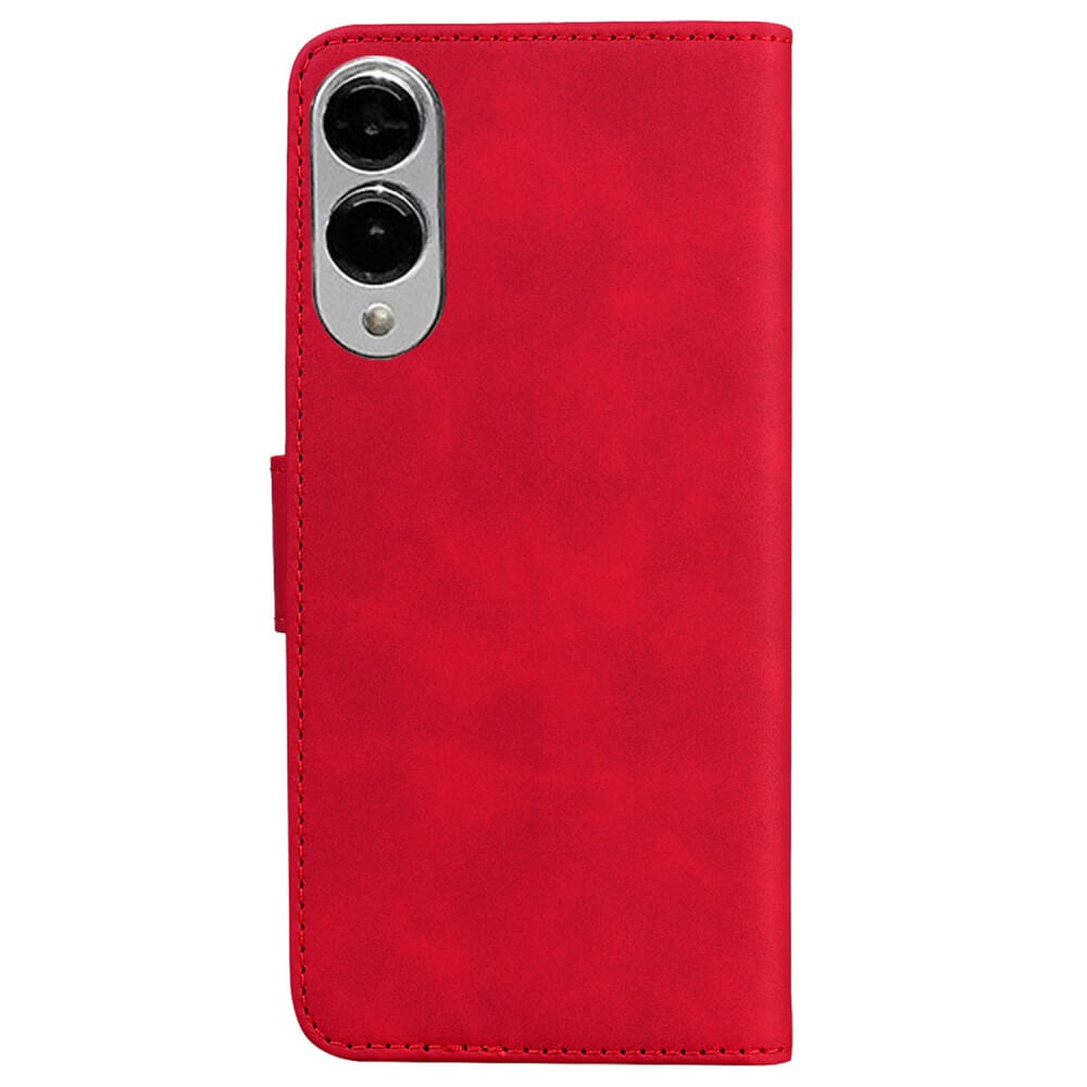 Galaxy S25 Edge - Custodia solida in ecopelle