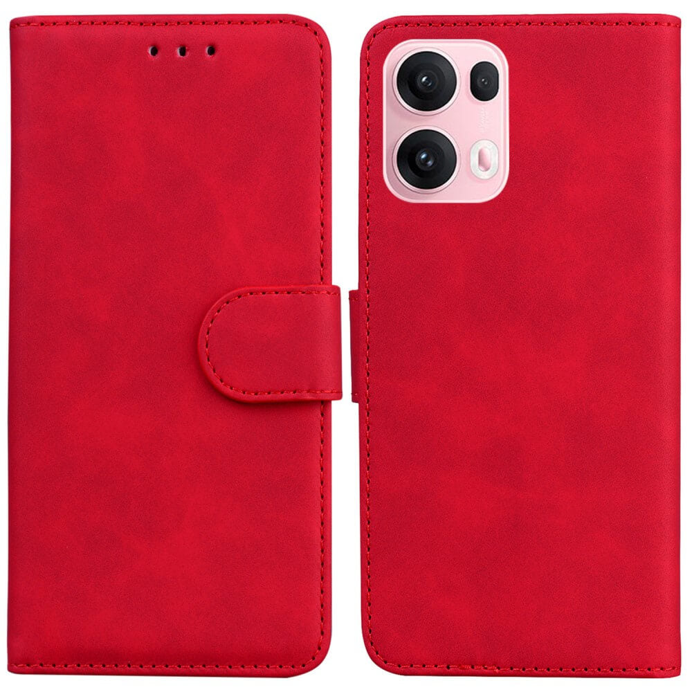 OPPO Reno13 Pro - Solide Leder Etui Hülle