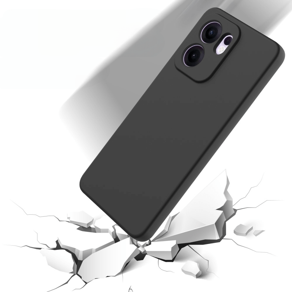 OPPO Reno13 F - Silikon Gummi Hülle mit Riemen