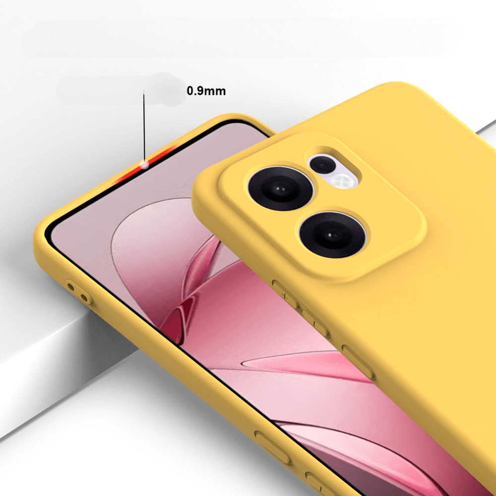 OPPO Reno13 F - Silikon Gummi Hülle mit Riemen