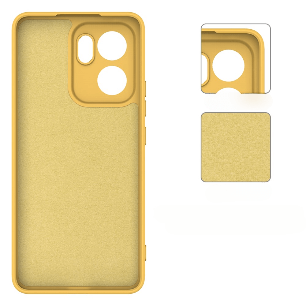 OPPO Reno13 F - Silikon Gummi Hülle mit Riemen