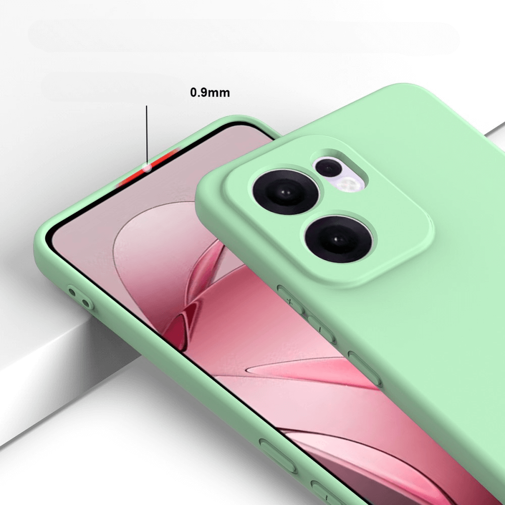 OPPO Reno13 F - Silikon Gummi Hülle mit Riemen