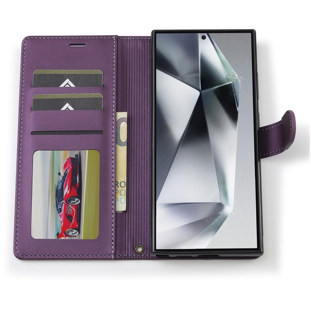 Galaxy S25 Ultra - LC.IMEEKE série L2 Portefeuille et étui