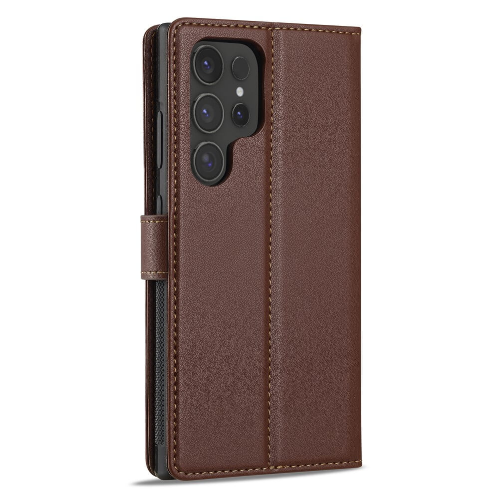 Galaxy S25 Ultra - LC.IMEEKE série L2 Portefeuille et étui