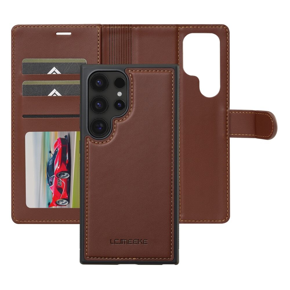 Galaxy S25 Ultra - LC.IMEEKE série L2 Portefeuille et étui