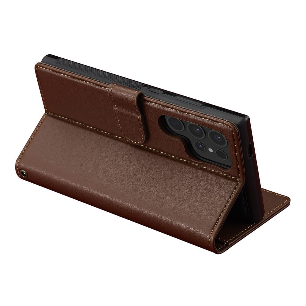 Galaxy S25 Ultra - LC.IMEEKE série L2 Portefeuille et étui