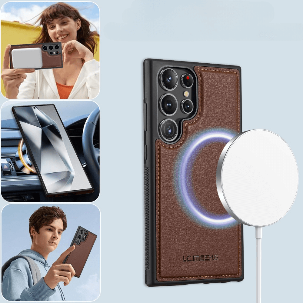 Galaxy S25 Ultra - LC.IMEEKE série L2 Portefeuille et étui