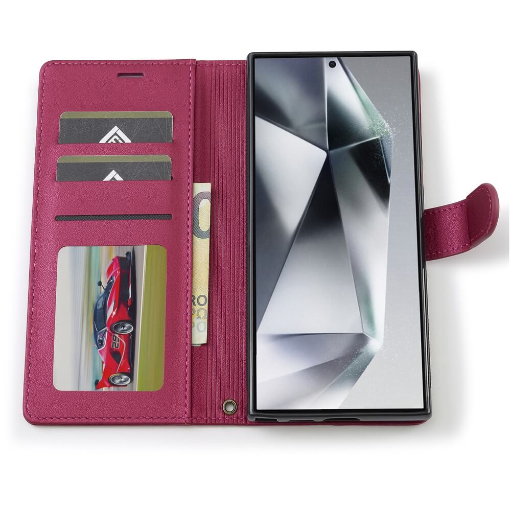 Galaxy S25 Ultra - LC.IMEEKE série L2 Portefeuille et étui