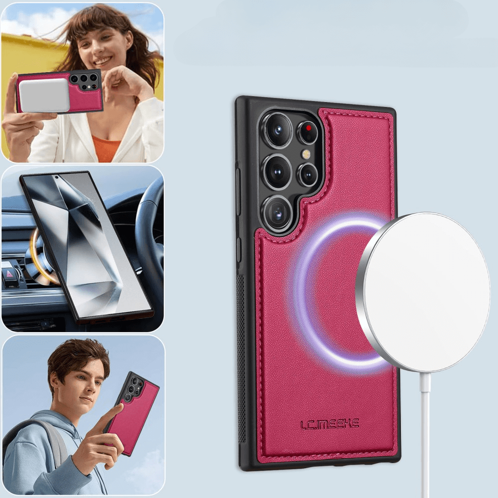 Galaxy S25 Ultra - LC.IMEEKE série L2 Portefeuille et étui