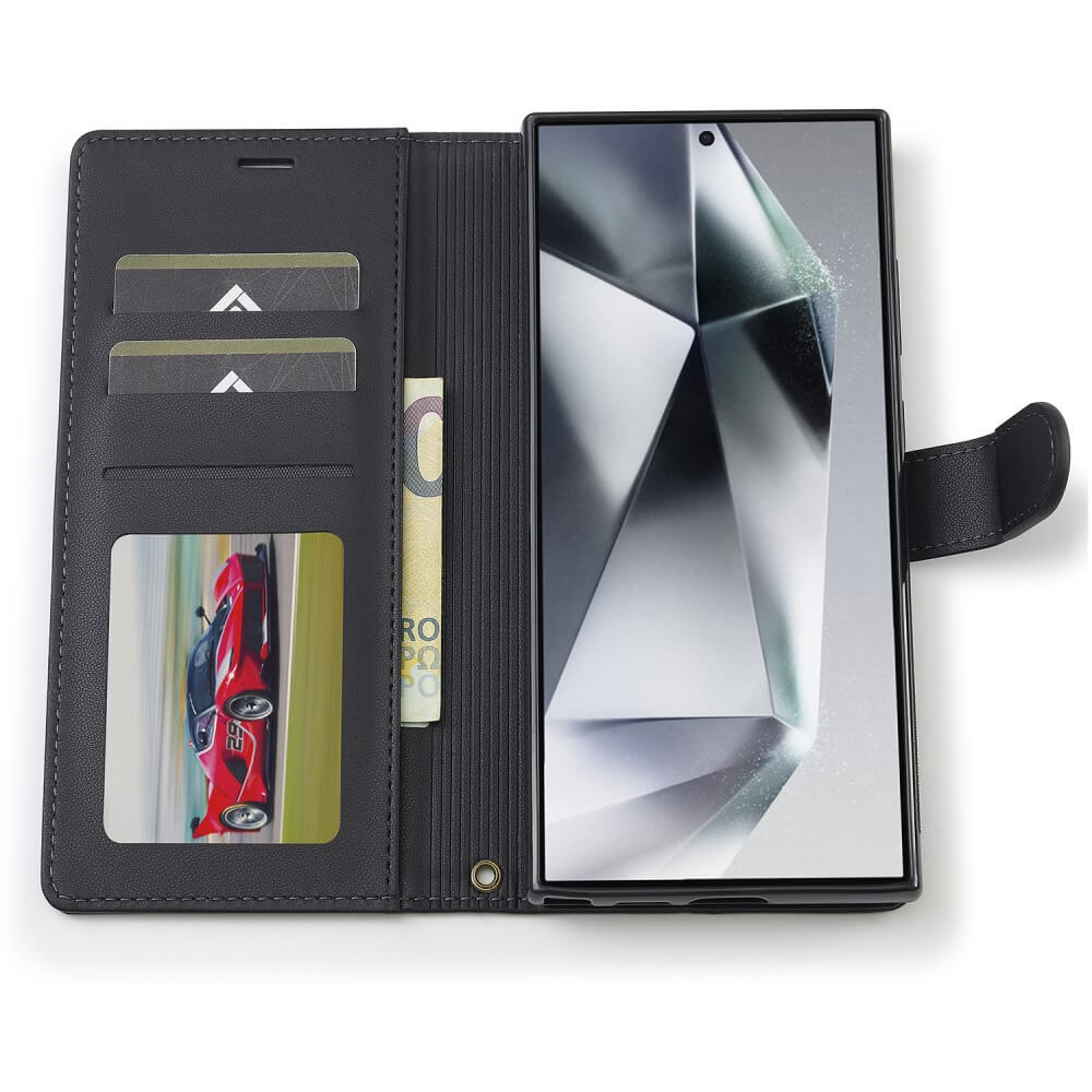 Galaxy S25 Ultra - LC.IMEEKE série L2 Portefeuille et étui