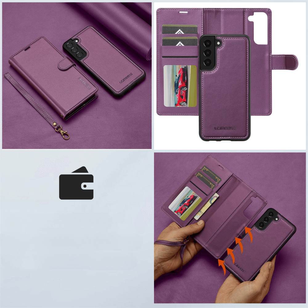 Galaxy S25+ Plus - LC.IMEEKE série L2 Portefeuille et étui