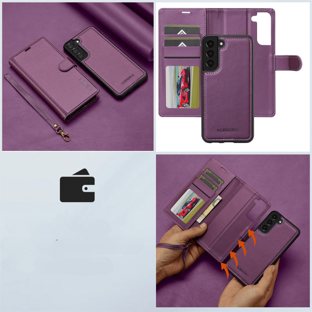 Galaxy S25 - LC.IMEEKE L2 Serie Brieftasche und Hülle