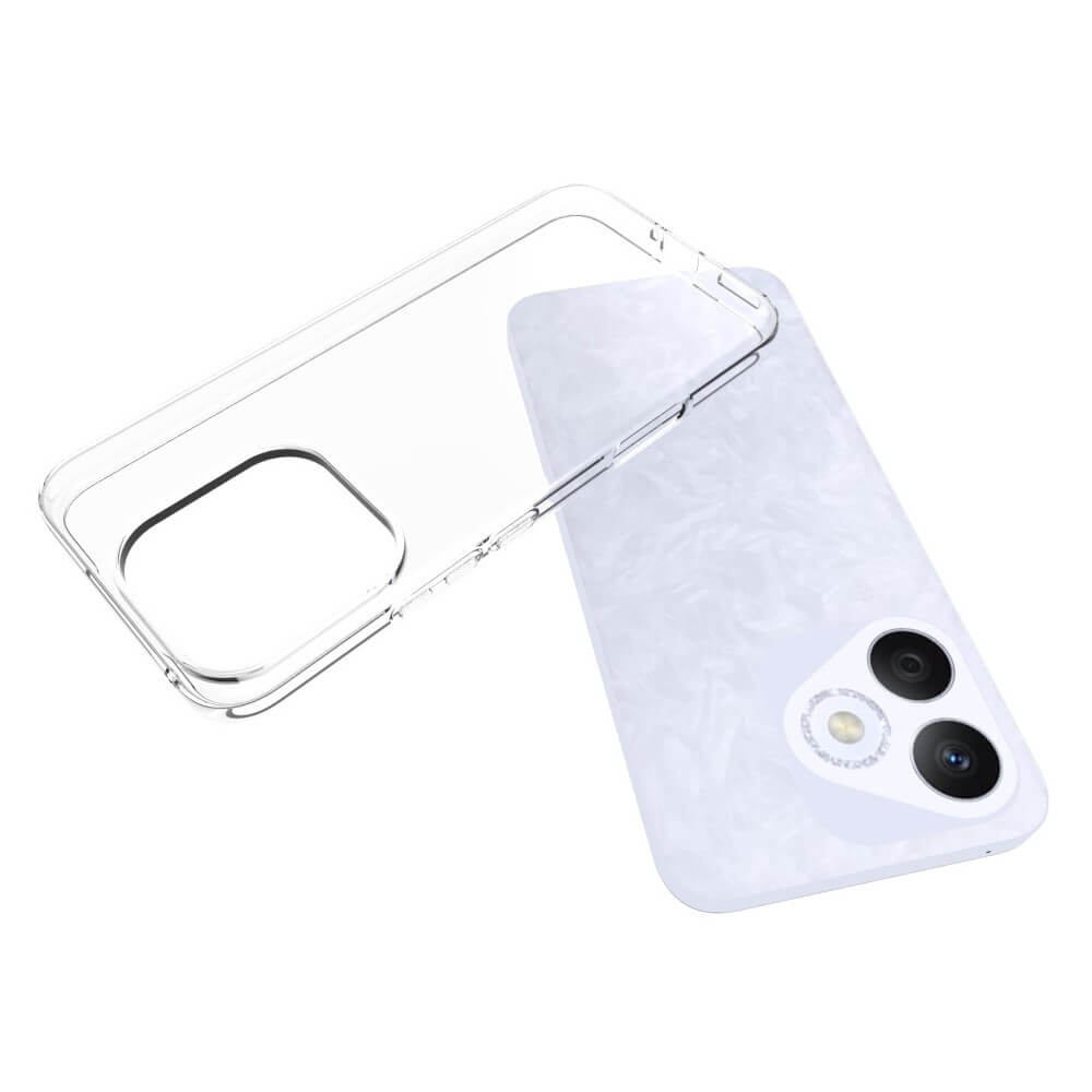HONOR 400 Lite - Silicone Rubber Case transparent