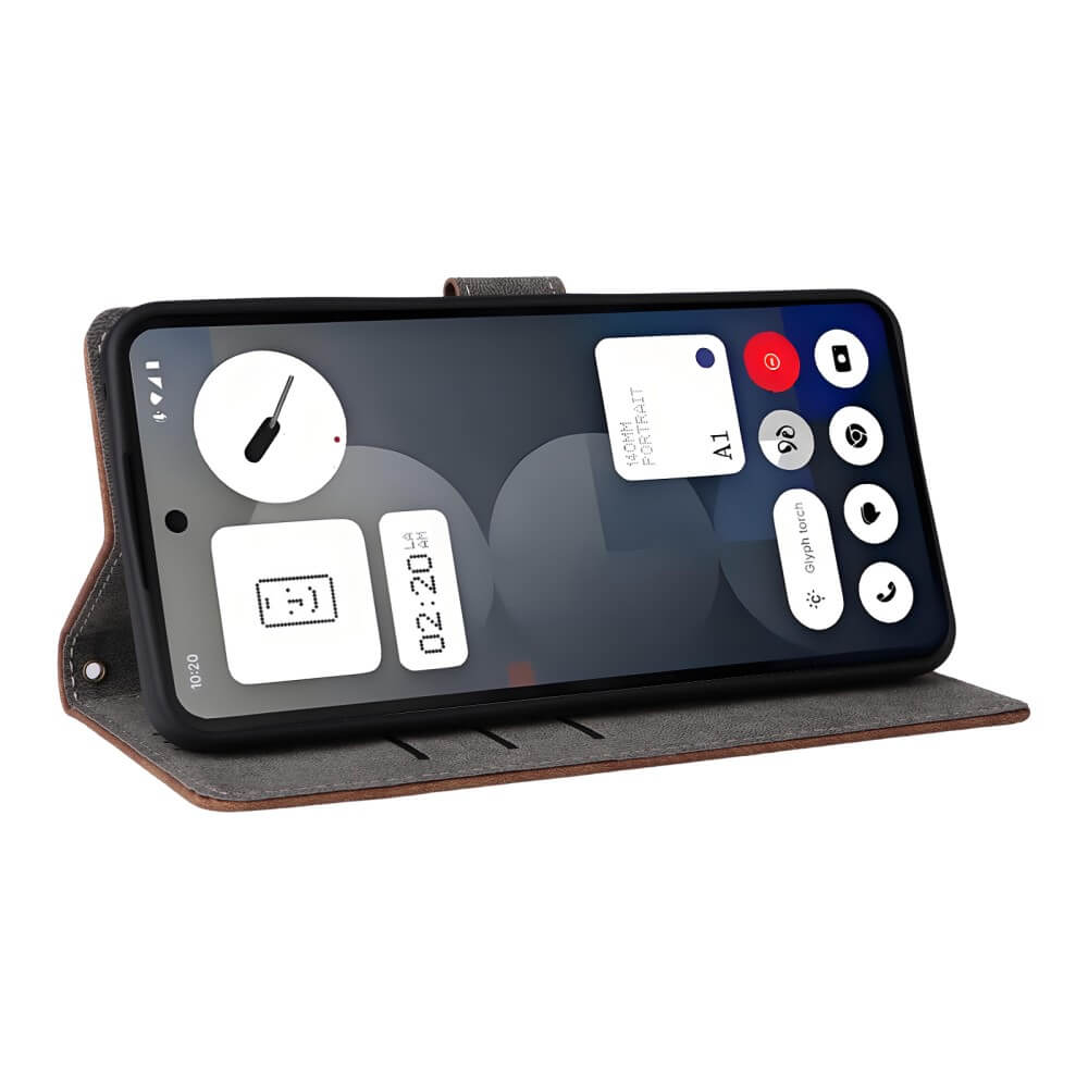 Nothing Phone (3a) Pro - Leather case with RFID blocker