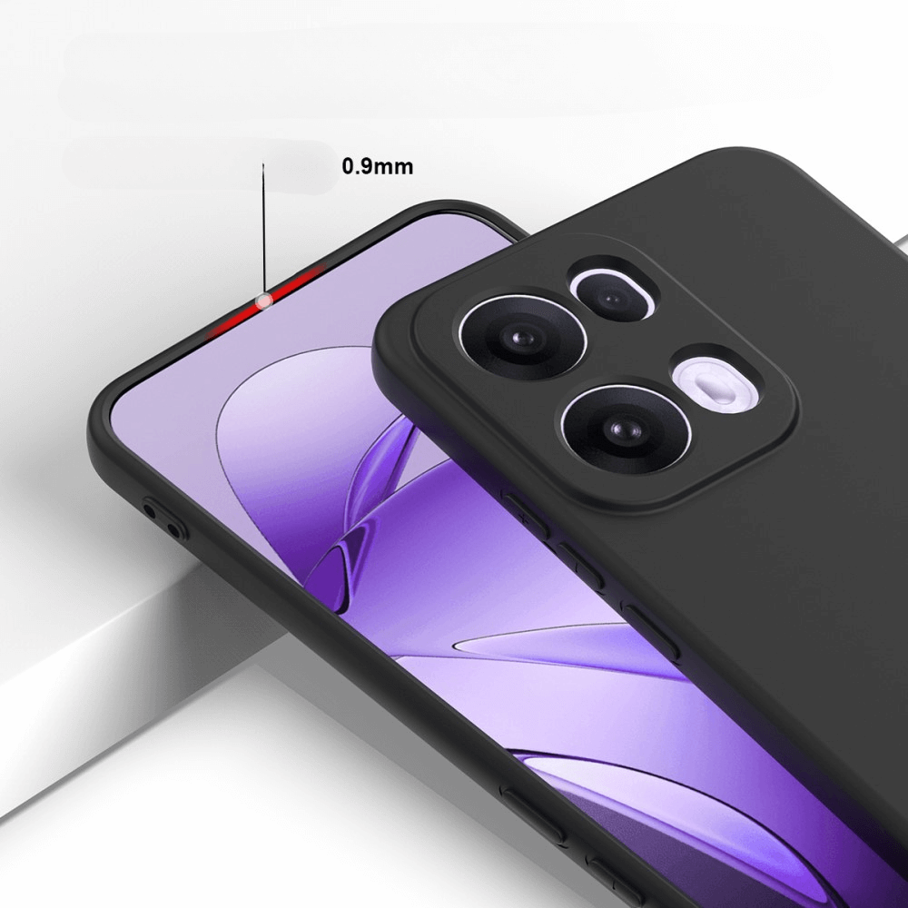OPPO Reno13 Pro - Silikon Gummi Hülle mit Riemen