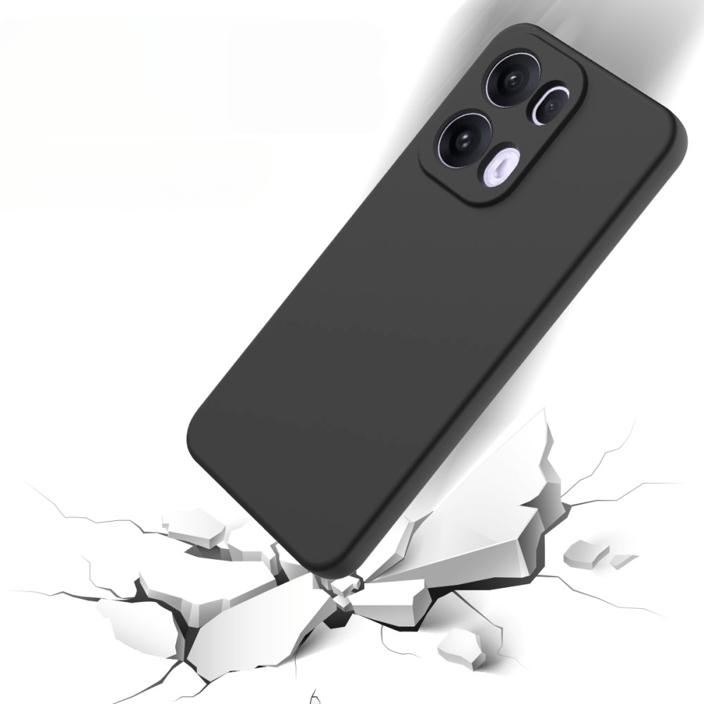 OPPO Reno13 Pro - Silikon Gummi Hülle mit Riemen