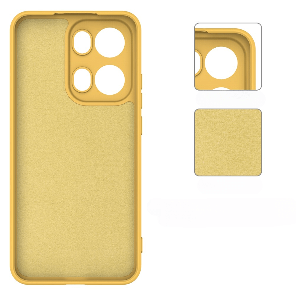 OPPO Reno13 Pro - Silikon Gummi Hülle mit Riemen