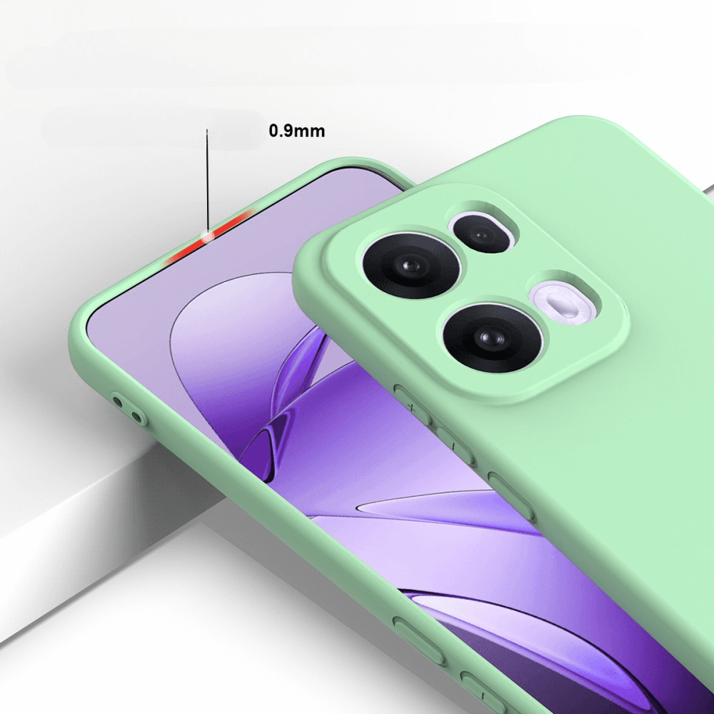 OPPO Reno13 Pro - Silikon Gummi Hülle mit Riemen