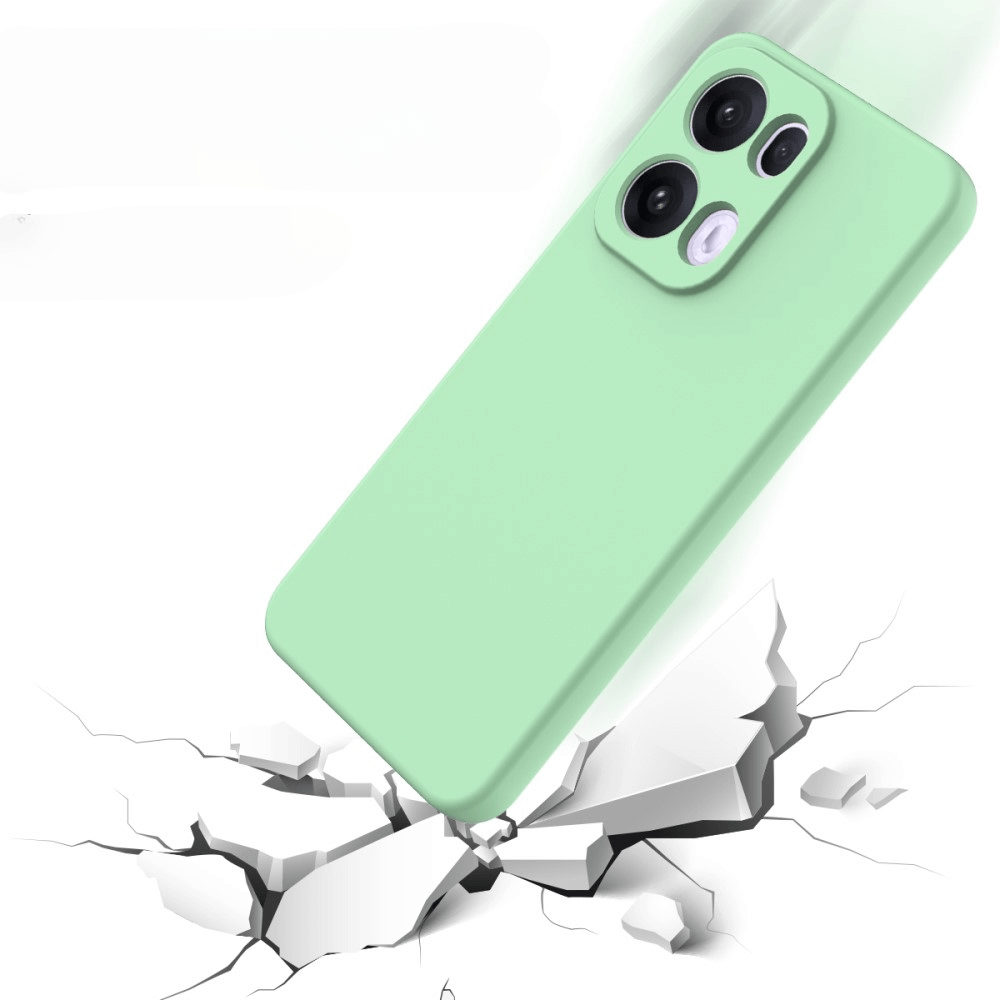 OPPO Reno13 Pro - Silikon Gummi Hülle mit Riemen