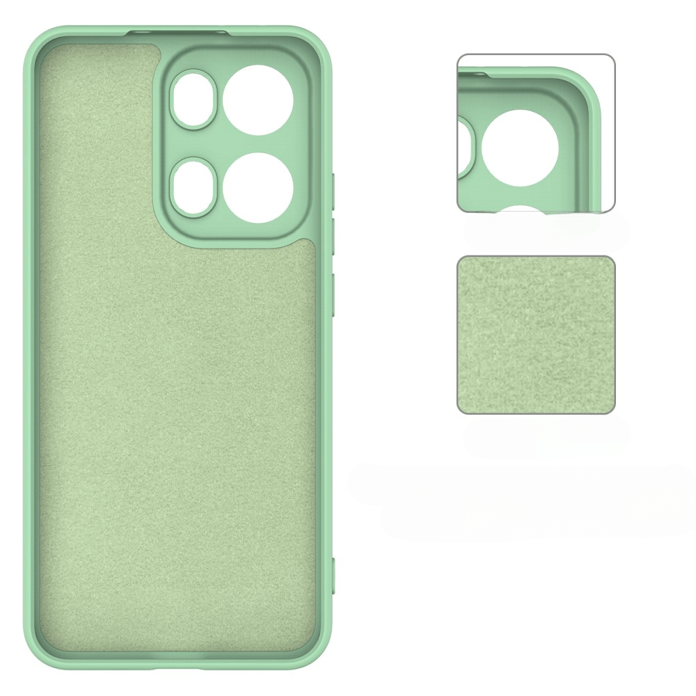 OPPO Reno13 Pro - Silikon Gummi Hülle mit Riemen